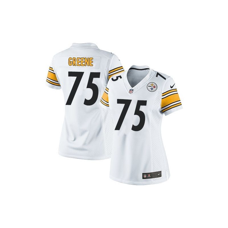 Cheap Joe Greene Steelers Women Jersey From China White Game #75