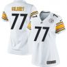 Cheap Marcus Gilbert Steelers Women Jersey From China White Game #77