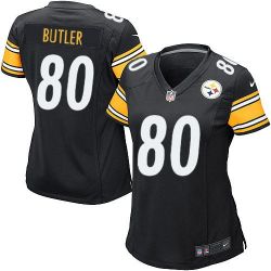 Cheap Jack Butler Steelers Women Jersey From China Black Game #80
