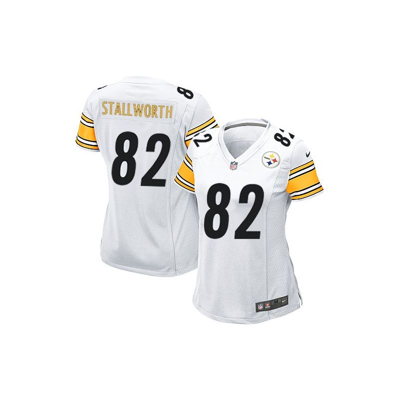Cheap John Stallworth Steelers Women Jersey From China White Game #82
