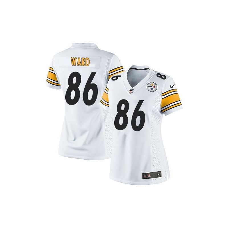 Cheap Hines Ward Steelers Women Jersey From China White Game #86