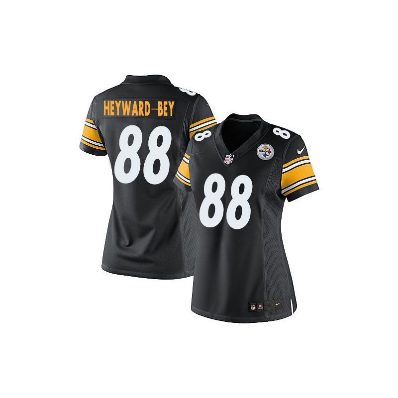 Cheap Darrius Heyward-Bey Steelers Women Jersey From China Black Game #88