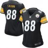 Cheap Lynn Swann Steelers Women Jersey From China Black Game #88