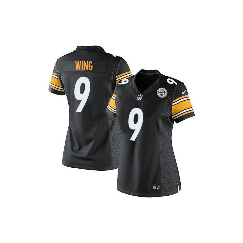 Cheap Brad Wing Steelers Women Jersey From China Black Game #9