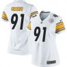 Cheap Kevin Greene Steelers Women Jersey From China White Game #91