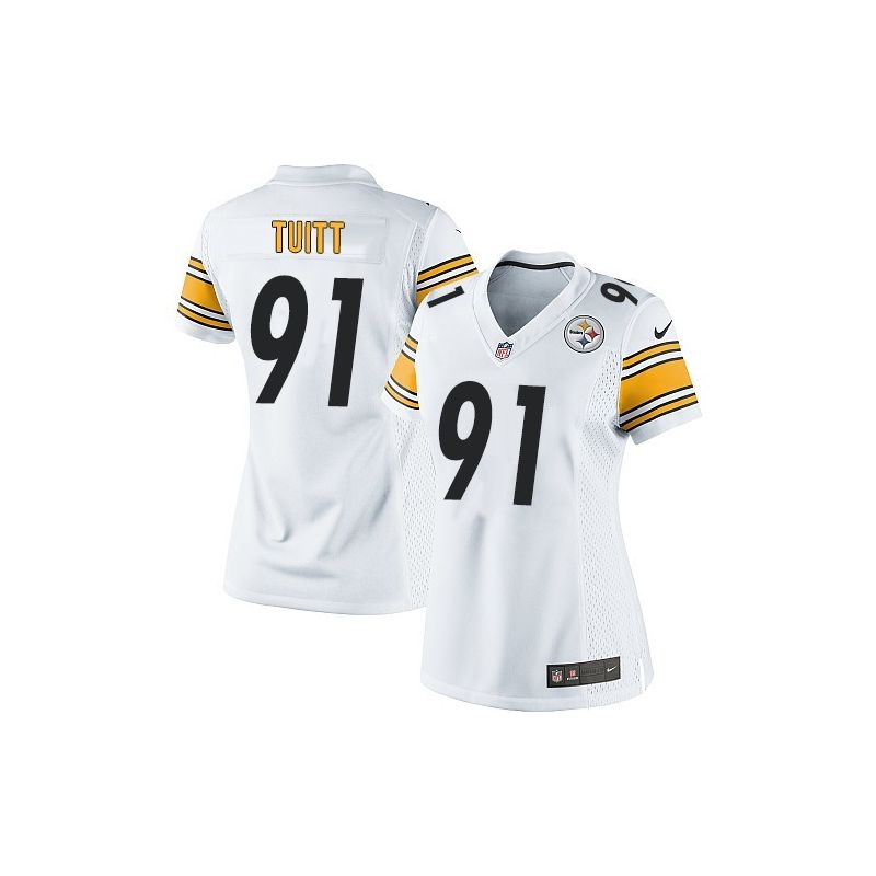 Cheap Stephon Tuitt Steelers Women Jersey From China White Game #91