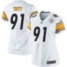 Cheap Stephon Tuitt Steelers Women Jersey From China White Game #91