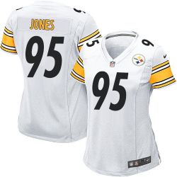 Cheap Jarvis Jones Steelers Women Jersey From China White Game #95