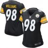 Cheap Vince Williams Steelers Women Jersey From China Black Game #98
