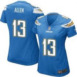 Cheap Keenan Allen Chargers Women Jersey From China Light-Blue-2014-NEW Game #13