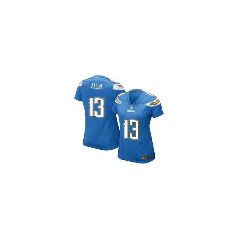 Cheap Keenan Allen Chargers Women Jersey From China Light-Blue-2014-NEW Game #13