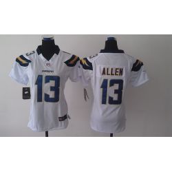 Cheap Keenan Allen Chargers Women Jersey From China White Game #13