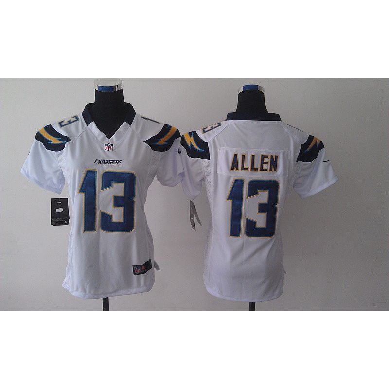 Cheap Keenan Allen Chargers Women Jersey From China White Game #13