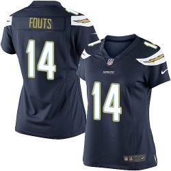 Cheap Dan Fouts Chargers Women Jersey From China Navy-Blue Game #14