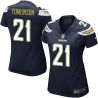 Cheap LaDainian Tomlinson Chargers Women Jersey From China Navy-Blue Game #21