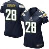 Cheap Melvin Gordon Chargers Women Jersey From China Navy-Blue Game #28