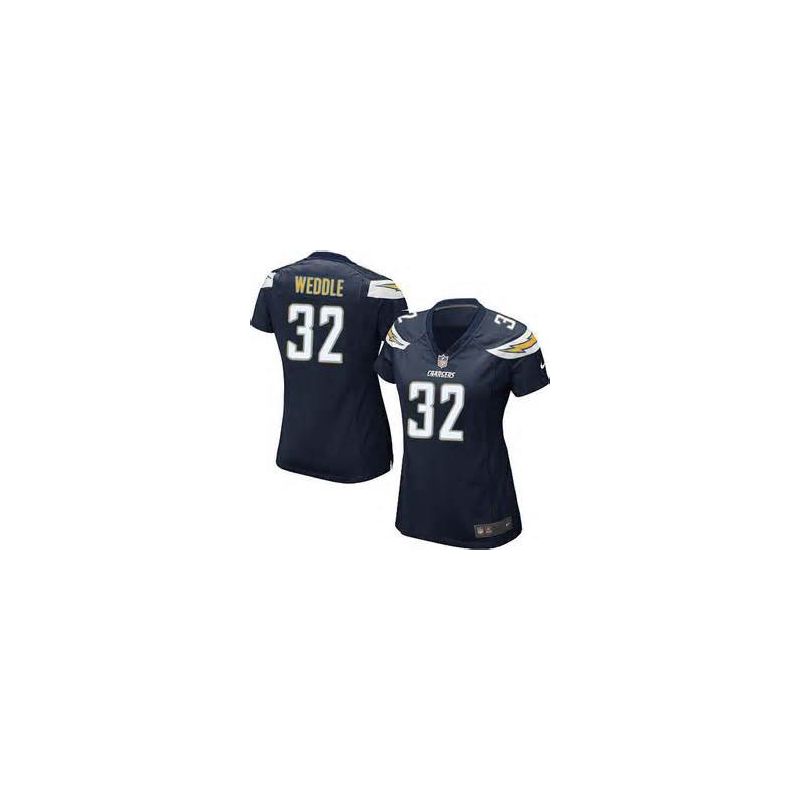 Cheap Eric Weddle Chargers Women Jersey From China Navy-Blue-NEW Game #32