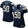 Cheap Manti TEO Chargers Women Jersey From China Navy-Blue Game #50