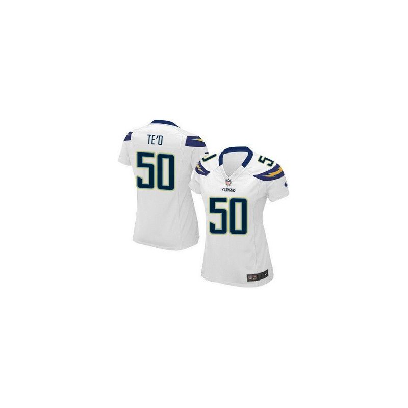 Cheap Manti TEO Chargers Women Jersey From China White Game #50