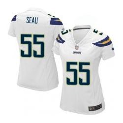 Cheap Junior Seau Chargers Women Jersey From China White Game #55