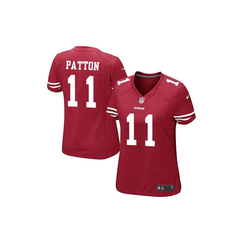 Cheap Quinton Patton 49ers Women Jersey From China Red Game #11