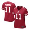 Cheap Quinton Patton 49ers Women Jersey From China Red Game #11