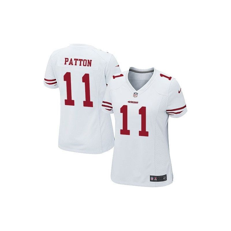 Cheap Quinton Patton 49ers Women Jersey From China White Game #11