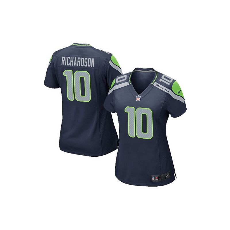 Cheap Paul Richardson Seahawks Women Jersey From China Blue Game #10