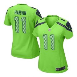 Cheap Percy Harvin Seahawks Women Jersey From China Green Game #11