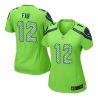 Cheap 12th Fan Seahawks Women Jersey From China Green Game #12