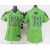 Cheap Sidney Rice Seahawks Women Jersey From China Green Game #18