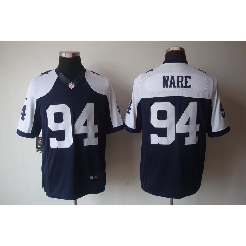 Cheap DeMarcus Ware Cowboys Jersey #94 Blue Thanksgiving From China Limited