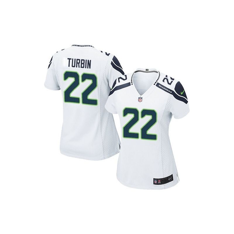 Cheap Robert Turbin Seahawks Women Jersey From China White Game #22