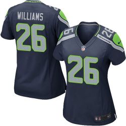 Cheap Cary Williams Seahawks Women Jersey From China Blue Game #26