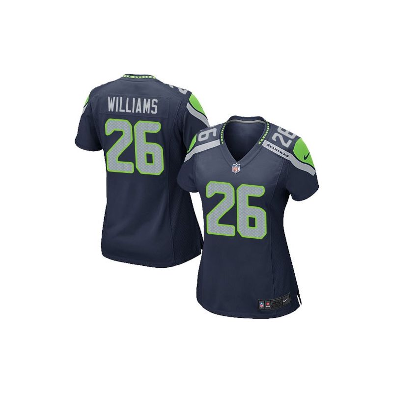 Cheap Cary Williams Seahawks Women Jersey From China Blue Game #26