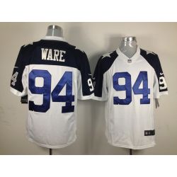 Cheap DeMarcus Ware Cowboys Jersey #94 White Thanksgiving From China Limited