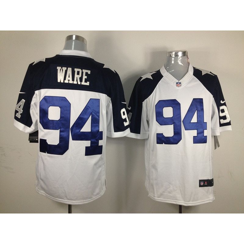 Cheap DeMarcus Ware Cowboys Jersey #94 White Thanksgiving From China Limited