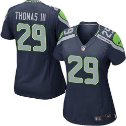 Cheap Earl Thomas III Seahawks Women Jersey From China Blue Game #29