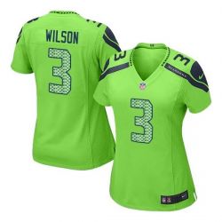 Cheap Russell Wilson Seahawks Women Jersey From China Green Game #3