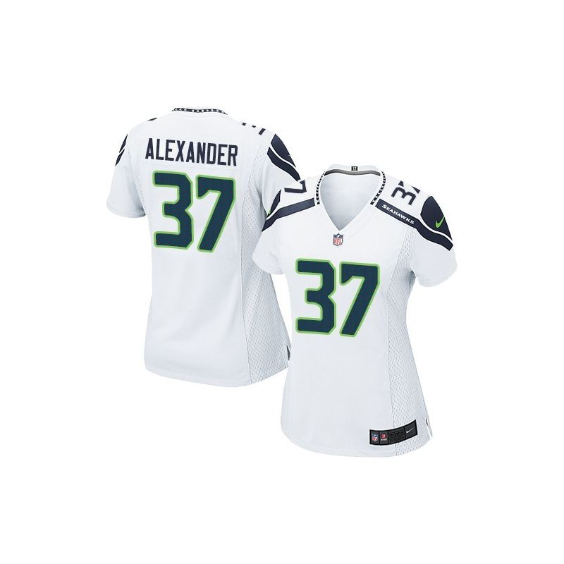 Cheap Shaun Alexander Seahawks Women Jersey From China White Game #37