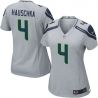 Cheap Steven Hauschka Seahawks Women Jersey From China Grey Game #4