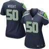 Cheap KJ Wright Seahawks Women Jersey From China Blue Game #50