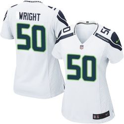 Cheap KJ Wright Seahawks Women Jersey From China White Game #50