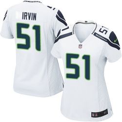 Cheap Bruce Irvin Seahawks Women Jersey From China White Game #51