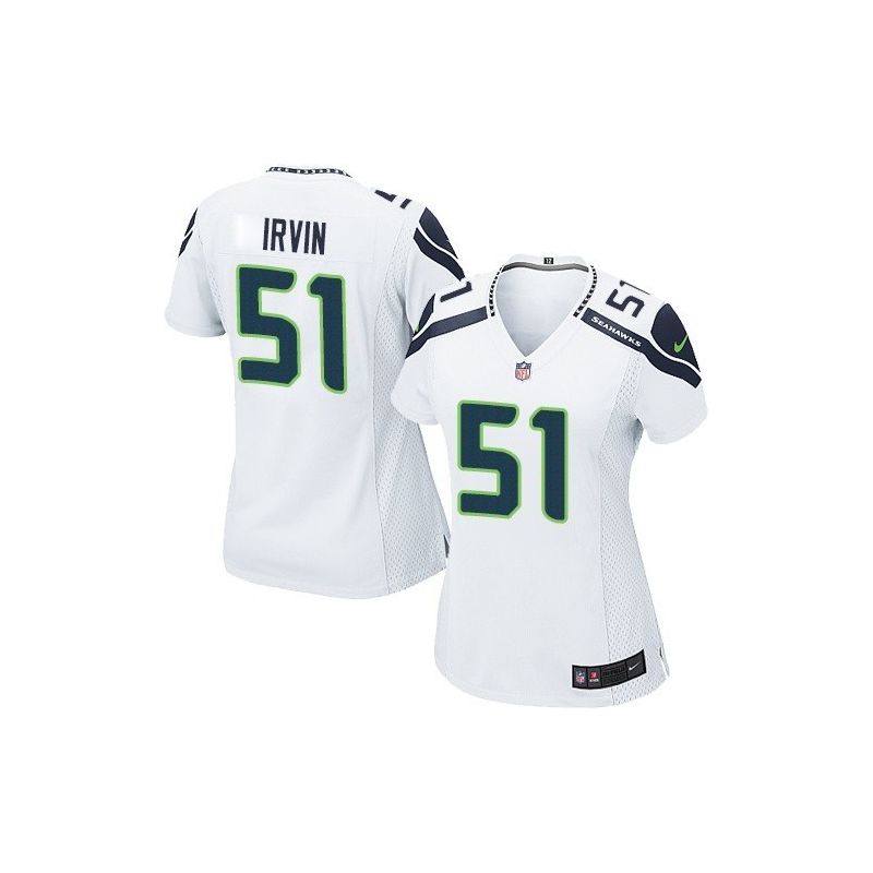 Cheap Bruce Irvin Seahawks Women Jersey From China White Game #51