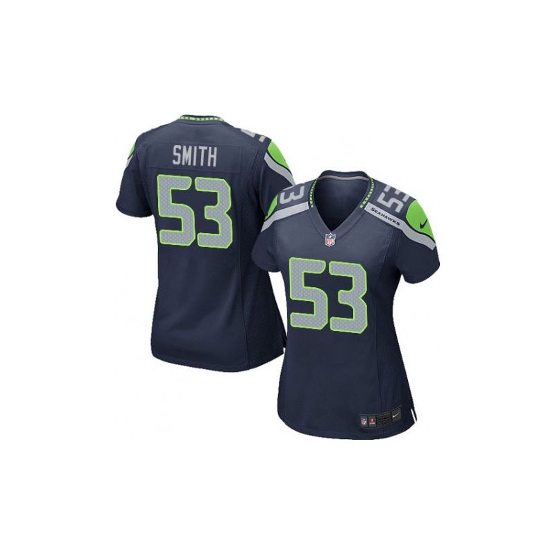 Cheap Malcolm Smith Seahawks Women Jersey From China Blue Game #53