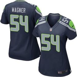 Cheap Bobby Wagner Seahawks Women Jersey From China Blue Game #54