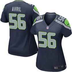 Cheap Cliff Avril Seahawks Women Jersey From China Blue Game #56