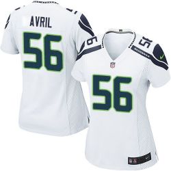 Cheap Cliff Avril Seahawks Women Jersey From China White Game #56