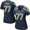 Cheap Ahtyba Rubin Seahawks Women Jersey From China Blue Game #77